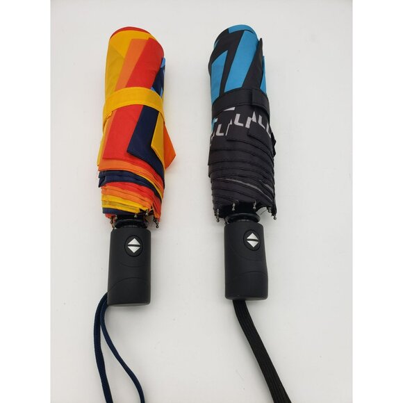 Aldi Gear Automatic Umbrella 2023, Multicolor Stripe, NWT, Merch Drip - Picture 2 of 10